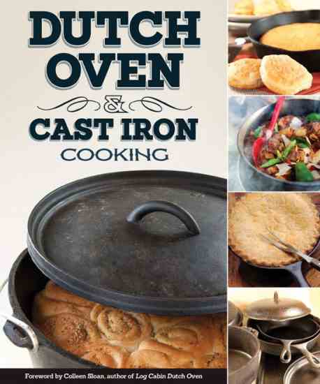 The "Dutch Oven and Cast Iron Cooking" book by Peg Couch features a Swiss Crabmeat Bake Recipe that is perfect as an appetizer or for potluck meals.